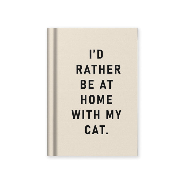 At Home with my Cat Fabric Mini Notebook - Hauslife