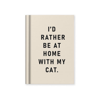 At Home with my Cat Fabric Mini Notebook - Hauslife