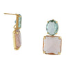 Aura Allure Stone Cut Luxe Earrings - Hauslife