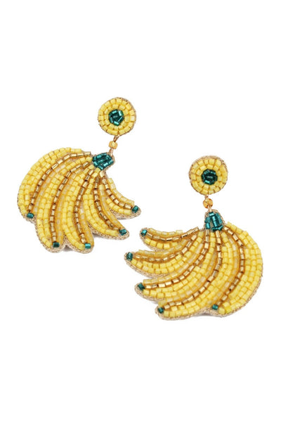 Banana Beaded Earrings - Hauslife