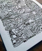 Bath Landmarks Illustration Greetings Card - Hauslife