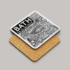 Bath Landmarks Square Coaster - Hauslife