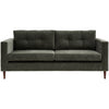 Bathwick Upholstered Sofa - Forest Green - Hauslife