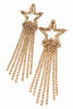 Beaded Gold Shooting Star Earrings - Hauslife
