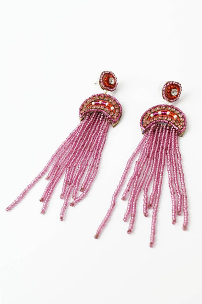 Beaded Jellyfish Earrings - Hauslife