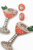 Beaded Passionfruit Martini Earrings - Hauslife