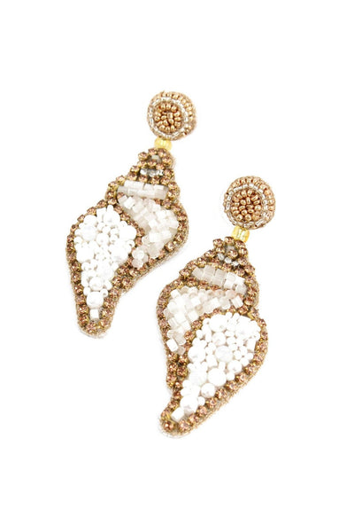 Beaded Shell Earrings - Hauslife
