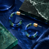 Beatriz Petite Resin Hoop Earrings - Hauslife