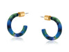 Beatriz Petite Resin Hoop Earrings - Hauslife