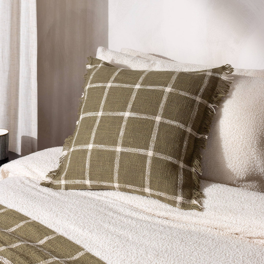 Beni Cushion Moss/Natural - Hauslife