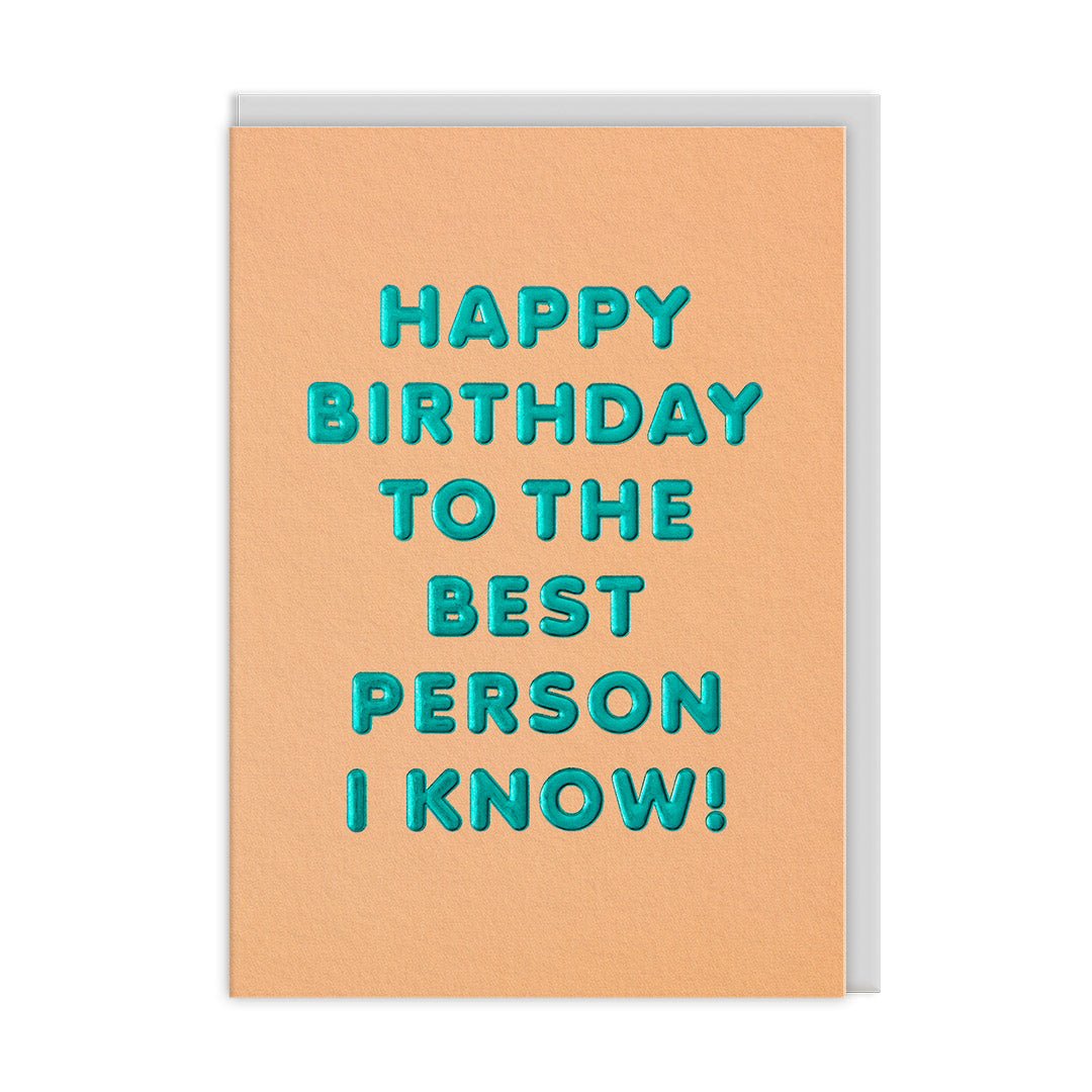Best Person I Know Card - Hauslife