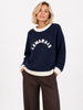 Embroidered Knit Sweater "LE MARAIS" – Parisian Spirit AP211