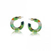 Erica Resin Hoop Earrings