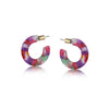 Erica Resin Hoop Earrings