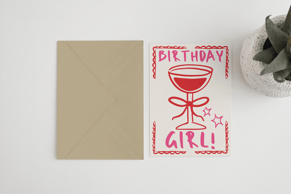 Birthday Girl A6/5x7 card - Hauslife