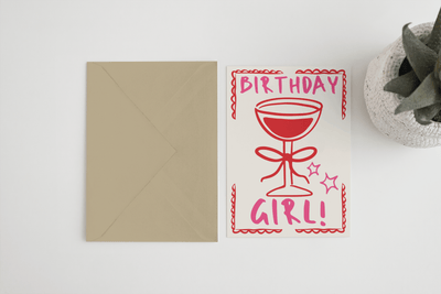 Birthday Girl A6/5x7 card - Hauslife