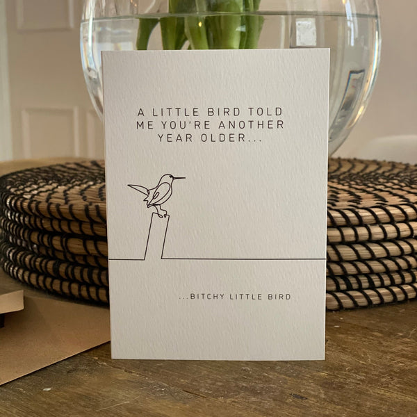 Bitchy Little Bird Card - Hauslife