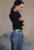 Black Collared Premium Rib Top - Hauslife