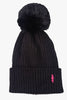 Black Fuchsia Lightning Bolt Embroidered Hat - Hauslife