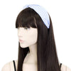 Blue and White striped twist top aliceband - Hauslife
