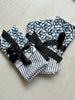 Blue Floral Handblock Napkin Pair - Hauslife