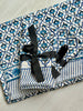 Blue Floral Handblock Napkin Pair - Hauslife