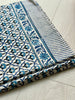 Blue Floral Handblock Tablecloth - Hauslife