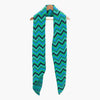 Bobbie Blue/Green Zig-Zag Heavyweight Scarf - Hauslife