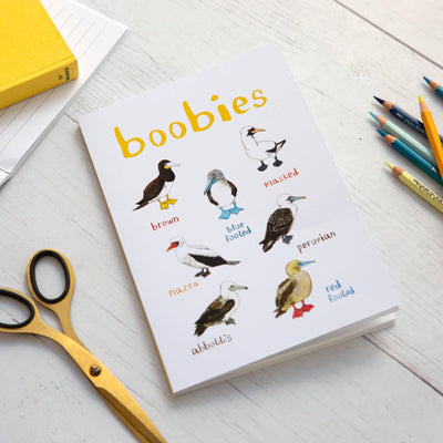 Boobies Recycled Notebook - A5 - Hauslife