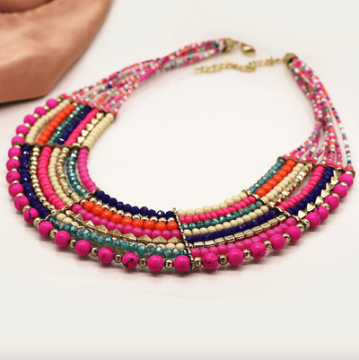Bright Beaded Necklace - Hauslife