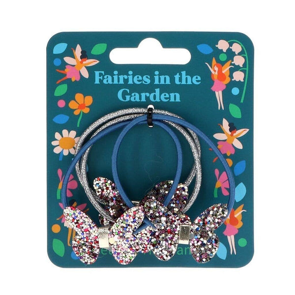 Glitter Butterfly Hair Bands (Set of 4) - Fairies