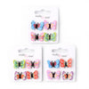 Card of 4 fimo style butterfly mini clamps. 1cm - Hauslife