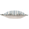 Carmon Stripe Ruffle Cushion - Blue - Hauslife