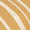 Carmon Stripe Ruffle Cushion - Ochre - Hauslife