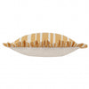 Carmon Stripe Ruffle Cushion - Ochre - Hauslife