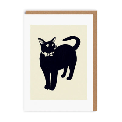 Cat In Bow Tie Card - Hauslife