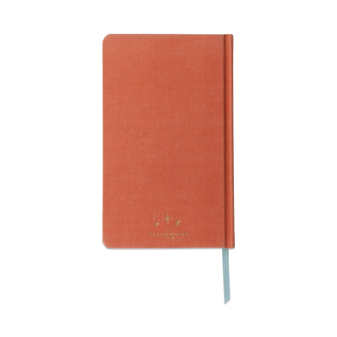 Celestial Bookcloth Journal - Terracotta Sun - Hauslife