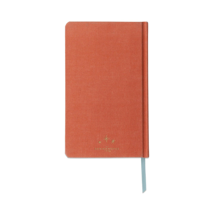 Celestial Bookcloth Journal - Terracotta Sun - Hauslife