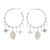 Charm Hoop Earrings - Hauslife