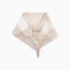 Check Triangle Heavyweight Scarf in Cream - Hauslife