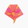 Check Triangle Heavyweight Scarf in Orange/Pink - Hauslife