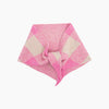 Check Triangle Heavyweight Scarf in Pink/Cream - Hauslife