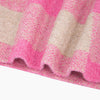 Check Triangle Heavyweight Scarf in Pink/Cream - Hauslife