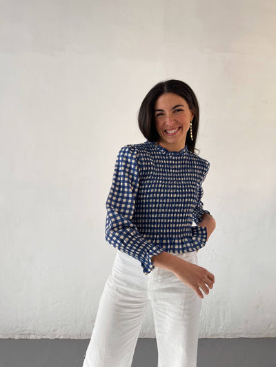 Chía Blue Blouse - Hauslife