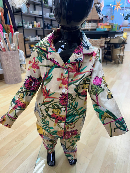 Children's Pyjamas - Flowers & Jungle - Hauslife