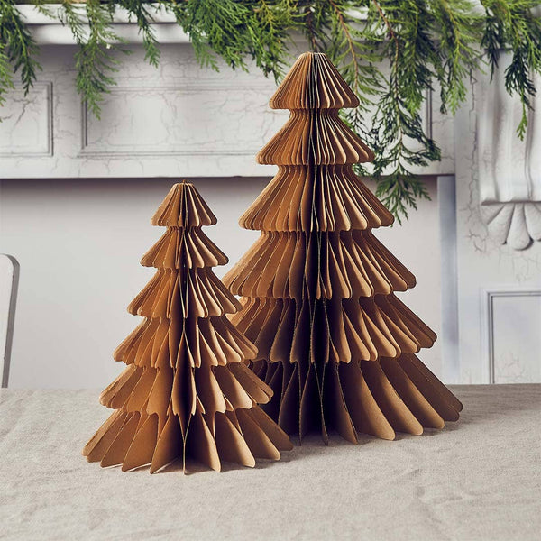 Christmas Tree Glitter Edge Honeycombs 2 Pack - Hauslife