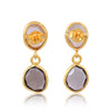 Citrine & Smokey Quartz Earrings - Hauslife