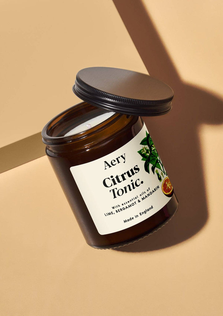 Citrus Tonic Scented Jar Candle - Hauslife