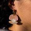Clam And Pearl Hoop Earrings - Hauslife