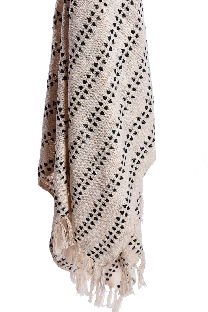 Clara Mudcloth Style Throw Blanket - Hauslife